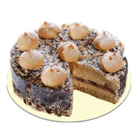 15305 Рецепт Заварной торт «Золотые купола»