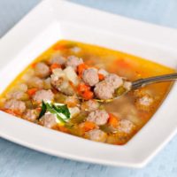 15508 Рецепт Гречневый суп с фрикадельками