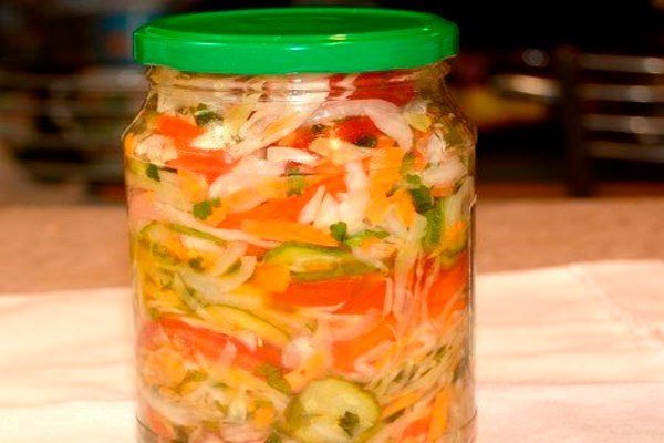 Рецепт Закарпатский салат «Утилизация урожая»