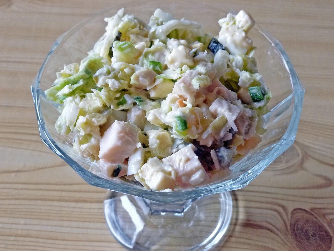 Рецепт Картофельный салат с копченой индейкой