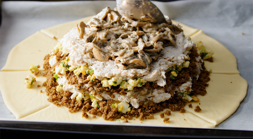 Тесто на маргарине: готовим слоистое, для курника. Подробное видео